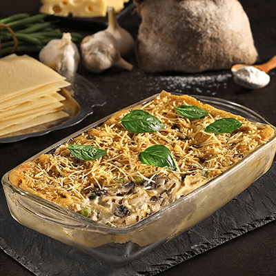 Chicken Mushroom Lasagna