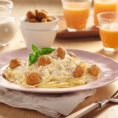 Fettuccine Bola-bola Tempe