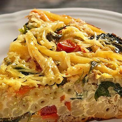 Long Macaroni Fritata