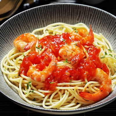Spaghetti Bolognesse Udang