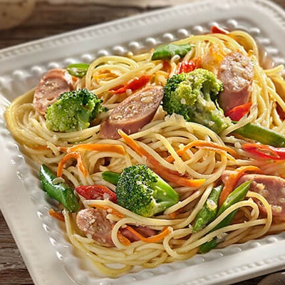 Tumis Spaghetti Sayuran