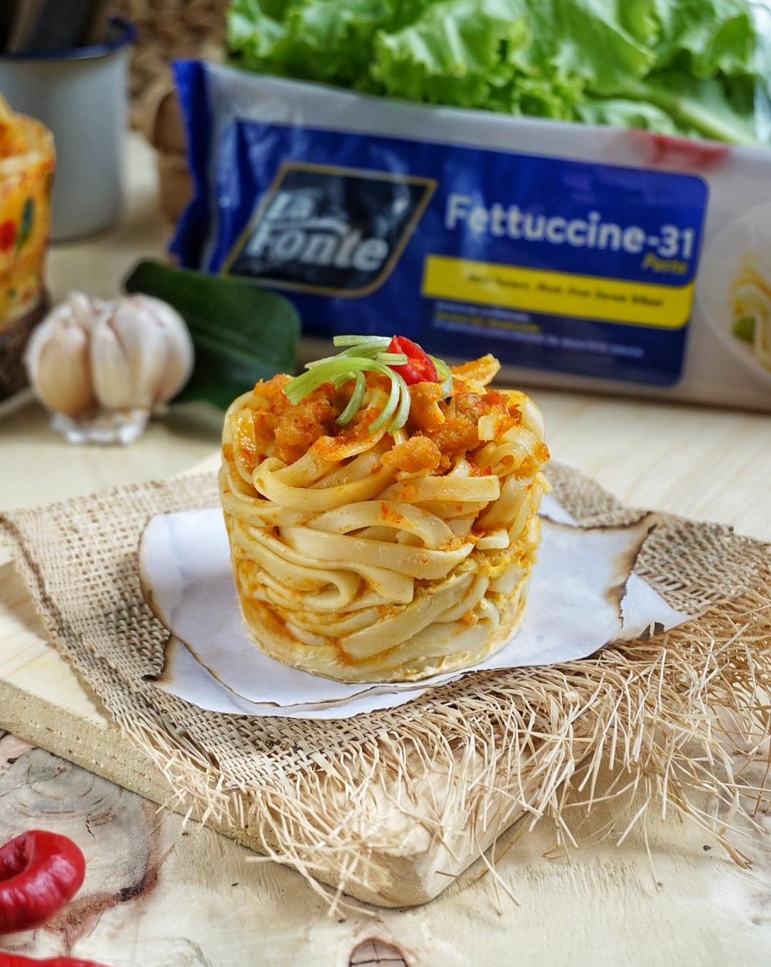 Fettuccine Cup Bumbu Kalio