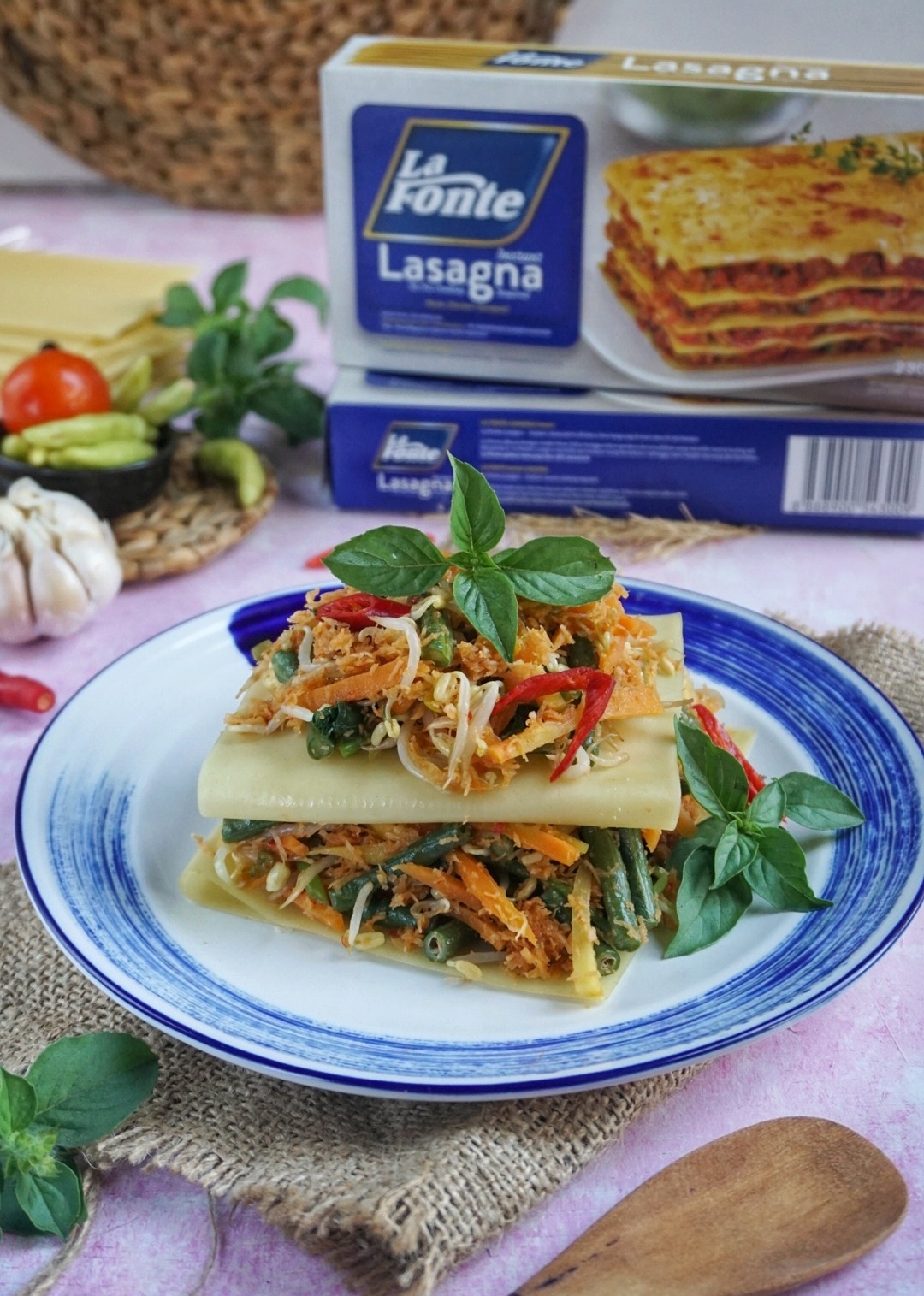 Lasagna Urap Sayur