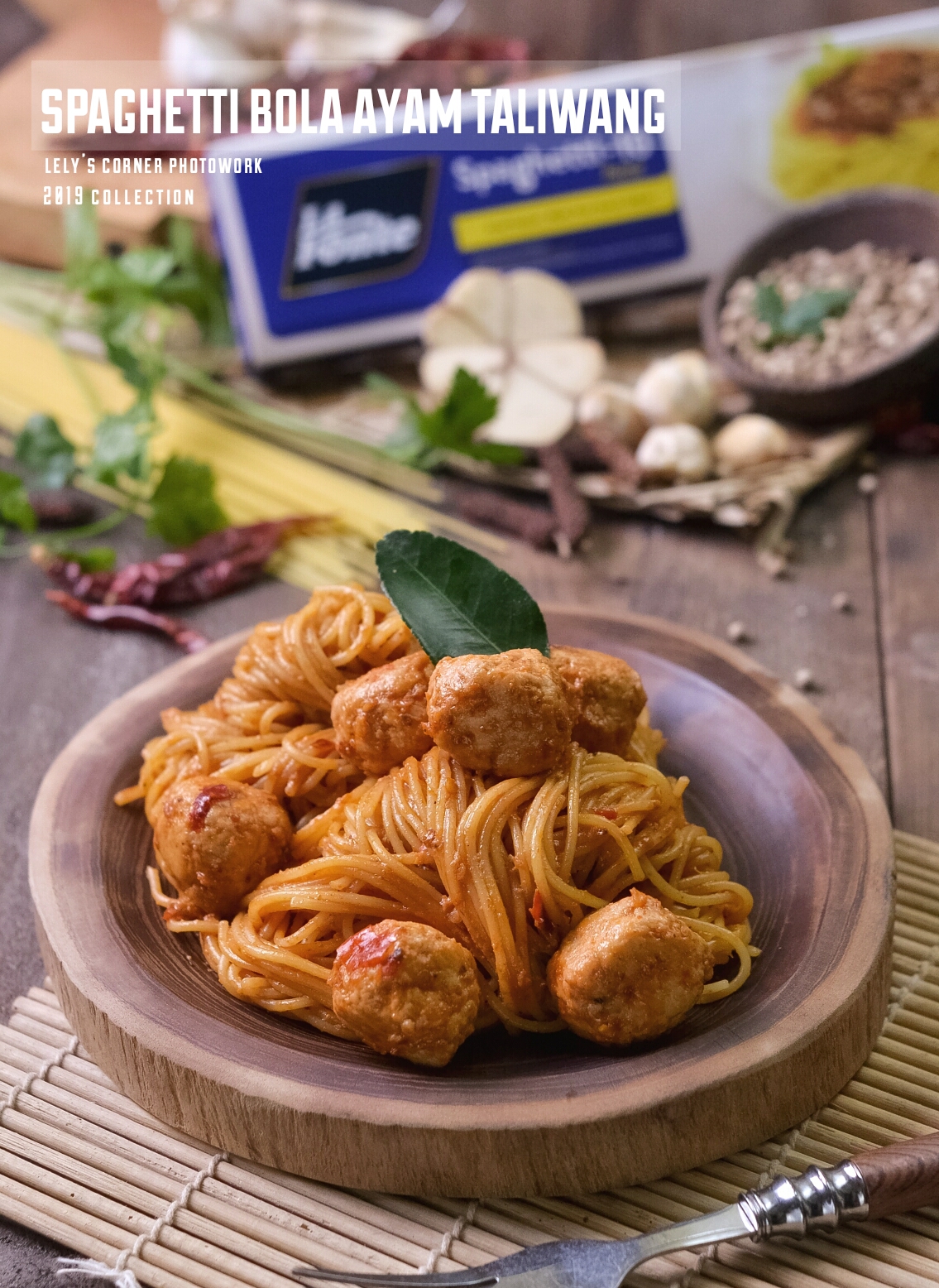 Spaghetti Bola Ayam Ala Taliwang