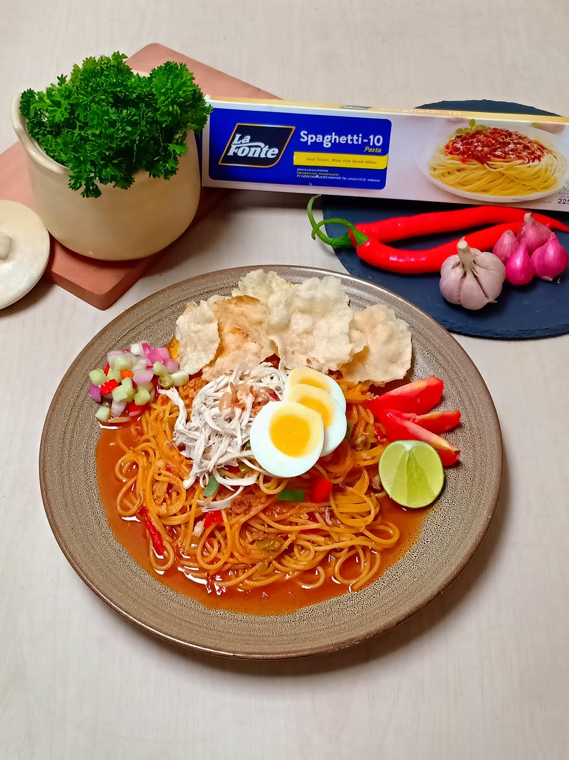 Spaghetti Kocok Aceh