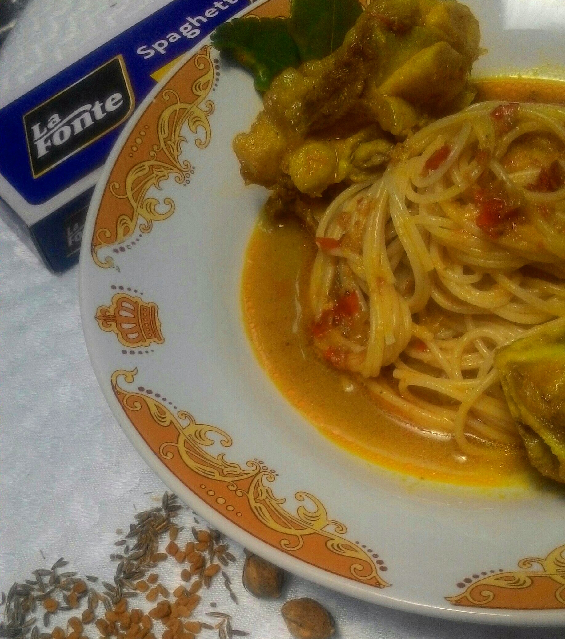 SPAGHETTI KUAH TENGKLENG