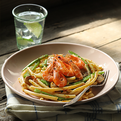 Oseng Long-Mac Udang Goreng